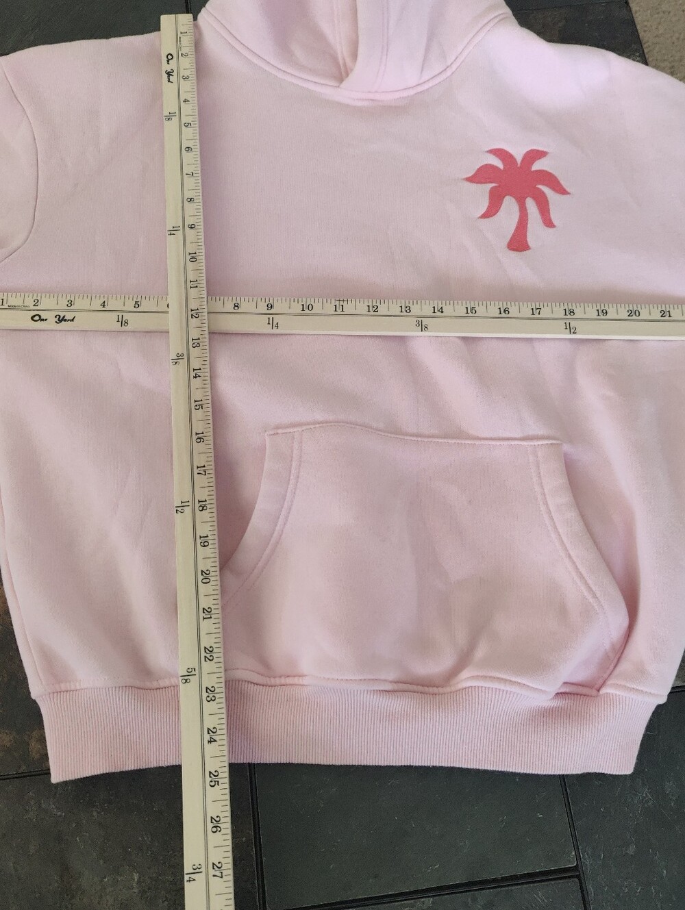 Pink Palm Puff "Everything Comes In Waves" Hoodie Size S Hoodie / XS Pants - Picture 7 of 15